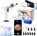 אוזן Wax Removal, אוזן ניקוי, מים מופעל ניקוי אוזניים נקיים עם 3 מצבי לחץ 12 טיפים חלופיים, מערכת השקיה של האוזן, בטוח ויעיל אוויר Wax Removal Tool (שחור)
