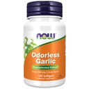 תוספי מזון עכשיו, Odorless Garlic (Allium sativum), תמצית מואצת 100 Softgels