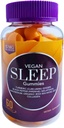 חניכיים שינה טבעוניות למבוגרים - Bio-Sleep FusionTM עם Melatonin, Magnesium, Turmeric, ג'ינג'ר, Sea Moss & Collagen - Natural Sleep Support, Stress Relief, Wake Up מרעננים - 60 הרוזן