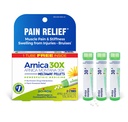 Boiron Arnica מונטנה 30X Homeopathic Medicine for Relief from Pain, שריר Stiffness, Swelling מפציעות, ו Discoloration from Bruises - 3 Count (240 Pellets)