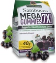 תשובתו של הטבע Sambucus Mega Gummies | 7X More Elderberry Concentration