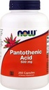 Now Foods, Pantothenic Acid, 500 מ"ג, 250 קפסולות