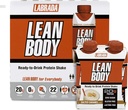 LABRADA NUTRITION - Lean Body RTD Whey Protein Shake, Convenient On- The-Go Meal החלפת Shake for Men & Women, 20 גרם של חלבון - Zero Sugar, Lactose & Gluten חינם, Salted קארמל (Pack של 16)
