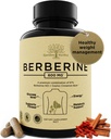 600 Mg Berberine תוסף - Berberine HCL & Ceylon Cinnamon קפסולות לנשים וגברים - תומך בניהול משקל בריא וחשיפה