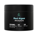 Holistic Bin Red Marine Algae קפסולות Gigartina ו Dumontiacea Red Algae תוספים | Gluten Free, Vegan, Wild Harvested | Rich in אומגה 3 (40 קפסולות)