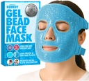 מושלם Face Ice Pack, Reusable Hot & Cold Ice Face Mask, Gel Compress for Helping with Puffy Eyes and Helping in Conditions of Swelling, Surface Spa Cooling Mask for Women and Men (כחול)