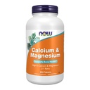 כעת תוספי מזון, Calcium & Magnesium 2:1 Ratio, עתיר גבוה, תמיכה בריאות העצם *, 250 טבליות