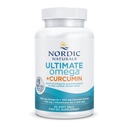 Nordic Naturals אומגה Curcumin, Lemon - 60 Soft Gels - 1200 מ"ג אומגה 3 + 400 מ"ג אופטימיזציה Curcumin - Combats Cell Stress - non-GMO - 30 משרתות
