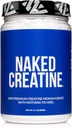 NAKED Pure Micronized Creatine Monohydrate אבקת - Unflavored, 500g, 1.1lb Bulk - טבעוני, non-GMO, Gluten-Free, Soy-Free, No Fillers, תומך צמיחה שרירים ועוצמה - 100 משרתים