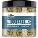 Earthborn Elements Wild Lettuce 200 קפסולות, Pure & Undiluted, No Additives