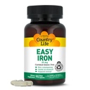 המדינה החיים קלים ברזל 25 מ"ג קפסולות - Gentle non-constipating Ferrochel - תוסף ויטמין טבעוני לנשים וגברים - תמיכה באנרגיה הגוף