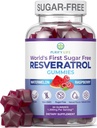 סוכר חינם Resveratrol מסטיקנים - Acent Anti-Aging Antioxidant - תוספת Resveratrol לתמיכה בבריאות העיכול & Immune - צמח טבעי לצמיחת תאים ותיקון - Easy Chewable NMN Alternative