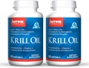 Jarrow Formulas קריל שמן - 60 Softgels - Phospholipid אומגה 3 מורכב עם Astaxanthin - May Support Lipid Management, Brain Function & Metabolism - 30 משרתים