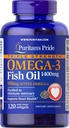 גאוות פוריטני אומגה 3 שמן דגים 1360 מ"ג Softgels, 120 הרוזן