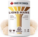 Lions Mane תוספת אבקה אולטרה כוח 10:1 אריה אורגני Mane Mushroom תמיכה זיכרון, קוגניציה, בריאות המוח, 8 Ounces / 226 משרתים