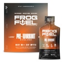 צפרדע דלק Ultra Energy Gel & Pre Workout נורה עם 1500 מ"ג Beta Alanine, Electrolytes 8g חלבון ננו-Hydrolyzed Grass פד Collagen, 10g Carbs, Gluten Free, Fat Free, ברי, 1.2 oz Packets, 24 Pack Pack Pack Packets