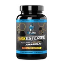 תוספי תזונה eFlow Nutrition Turkesterone לגברים + Cyclodextrin for High Absorption - הגדלת Stamina, Lean Growth & Recovery, Boosts Drive - 3rd Party Tested (60 קפסולות)