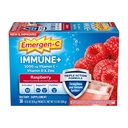 מתפתח-C Immune+ Triple Action Immune Supportאבק, BetaVia (R), 1000 מ"ג ויטמין C, ויטמין B, ויטמין D ואנטיoxidants, Raspberry, Back to School Essentials - 30 Count Count Count