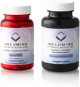 Relumins Advance Nutrition Gluta 1000 ולקדם ויטמין C - MAX Skin Lighting Complex - 30tathione קפסולות + 60 קפסולות ויטמין C