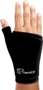 TheraICE Wrist Ice Pack Wrap Thumb Brace עבור כל יד עבור Hot & Cold Therapy - Reusable Soft Gel Glove עבור פציעות, מנהרה Carpal, Arthritis, De Quervain's Tenosyitis - Fits Most Men - L / XL