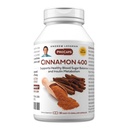 ANDREW LESSMAN Cinnamon 400 מ"ג - 30 קפסולות - High Potency, הפקה סטנדרטית. אין תוספות. קל ל-Swallow כמוסות