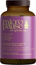 All Glown Up Advanced Beauty Complex Glow and Grow Gummies with Biotin, Collagen, ו- Antioxidant ויטמינים A, C ו-E לשיער, עור וציפורים.