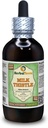 חלב Thistle (Slybum Marianum) Glycerite, אורגני Dried Leaves Alcohol-Free Liquid Extract (Brand Name: HerbalTerra, Proly Made in USA) 4 fl.oz (120 מ"ל)