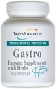 TRANSING THE GENESIS OF GOOD HEALTH Gastro Enzyme תוסף עם צמחי בלנדרה וייטמין E, פורמולה כדי להקל על פערי מעי גסטרו, תמיכה הקלה של לבבורן, 90 קפסולות