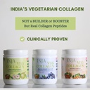 ב-JAHVeg Collagen תוספת לנשים, גברים, 100% קולג'ן צמחוני, רק אבקת Veg Collagen המקורית, לא תוספת סוכר, משפרת את העור ובריאות השיער, להפחית קו יפה ו-Wrinkles,