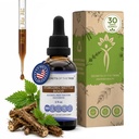 סודות של השבט Sting Nettle אלכוהול ללא תשלום, Sting Nettle (Urtica Dioica) Dried Root (2 FL OZ)