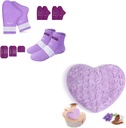 Atsuwell Chemo Care חבילה מתנה לנשים וגברים & Scented Lavender לזרוק Pillow ו Flaxseed Fluffy