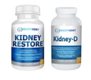 Kidney Recovery & Kidney-D 2Pack קפסולות לתמיכה Kidney עם ויטמין D Antioxidants, Kidney Probiotics, Sodium Bicarbonate עבור Kidney ניקויsing