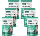 Wellnergy Daily Probiotic & Prebiotics Soft Chew for Dogs & Cats - תמיכה תזונתית עבור Dihilhea, Constipation, Upset Stomach, Indigestion & Gas - Helps Digest, Allergy & Immune Health 60ct 60ct