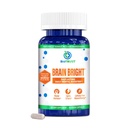 BioTrust Brain Bright - Daily Nootropic Boost for Focus, Concentration, Mental Clarity - Caffeine Free Nootropics המוח תוספת תמיכה - תאילנד ג'ינג'ר, גינקו, Folate, L-theanine - 30 משרתים