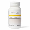 Integrative Therapeutics Acetyl L-Carnitine - תומך בייצור אנרגיה סלולרית בריאות* - תמיכה בתפקוד תאים עצבי* - טבעוני, Gluten-Free & Milk-Free - 60 קפסולות (30 משרתים)