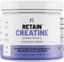 RETAIN Creatine Monohydrate אבקת (60 RG) - 100% Absorption High Absorption Creatine Monohydrate, Lean שריר Mass & Recovery