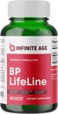 Age BP Lifeline קפסולות, 60 Count - Heart Health Support Supplement with Grapeseed Extract, Nattokinase, Quercetin ו Magnesium - Made in the USA