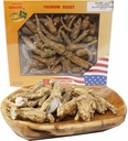 DOL Hand-Selected American Wisconsin Farmed Ginseng Root Medium&Large 美国威斯康辛州 长枝西洋参 花旗参 | Cultivated Wisconsin American Ginseng (Medium 8oz/Box)