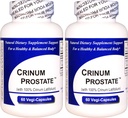 Crinum Prostate 2Pack (120 Total קפסולות) 100% מרוכז וייטנאמית קריnum Latifolium, מכיל no Synthetic Fillers כגון Silicon Dioxide, Talc, Magnesium Sterate וכו '.