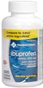 חברים מארק Ibuprofen Coated טבליות 200 מ"ג כאב Reliever Fever להפחית, 1 בקבוק, 600 טבליות