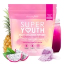 Super Youth Collagen for Women - Multi Collagen Peptides אבקה - פרוביוטיקה, סיבים, Hyaluronic Acid - Non GMO, Gluten Free, Sugar Free - Beauty & Self Care - Tropical Punch (28 משרתים)