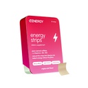 ZENERGY Energy Oral Strips - Mint Flavor | 40 מ"ג Caffeine + 30 מ"ג L-theanine + 100% ויטמין B6 & B12 | 0 סוכר, 0 קלוריות, 0 Gluten, 0 Aspartame, טבעוני, Plant-מבוסס, פעילות מיידית 1 Tin = 30 Strips