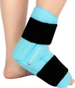 Comfytemp Ankle Foot Pack Wrap for Plantar Fasciitis הקלה, FSA Eligible, Ankles Brace for Spned Ankle, Heel Spur, Swelling, Achilles Tendonitis, Pain, Hot Physical Therapys, 1 Pcs