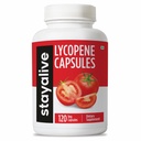 סטים ALIVE Lycopene תוסף עבור גברים 60 מ"ג, אבקת חילוף עגבניות טבעי, 120 קפסולות עם 4 חודשים אספקה, 100% Veg Lycopene Complex, non-GMO ו Gluten Free Carotenoid תוסף