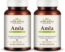 Generic RISE Amla כמוסות 60  Organic Antioxidant Immunity Enhancer Natural Source of ויטמין C ו- Hair Growth Herbal Supplements (Pack of 2)