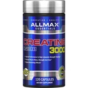 AllMAX Nutrition - Creatine Monohydrate, אבקת קריאטין Micronized לחוזק ושיקום השרירים, Gluten Free & Fast Absorbing, 120 קפסולות