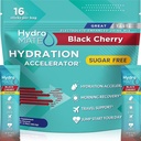 אבקת אלקטרוליטה אבקת סוכר-Free hydroMATE 16 Sticks