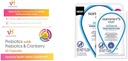 vH חיוניs Probiotics עם Prebiotics ו Cranberry 60 קפסולות ו הקיץ של איב האולטימטיבית Odor לשלוט Feminine Wipes עם Boric Acid 12 ct